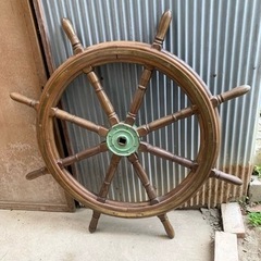【取引中】G061 特大 操舵輪　直径 約121cm