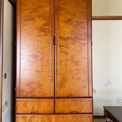 《明日処分》鏡　タンス　家具 