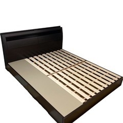 特価◆錦之堂インターナショナル◆シングルベッド 頭上扉収納 ブラウン マットレス付き 特価◇錦之堂インターナショナル◇シングルベッド 頭上扉収納