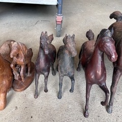 鉄の馬　家具 インテリア雑貨/小物 置物、オブジェの画像