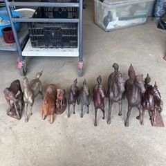 鉄の馬　家具 インテリア雑貨/小物 置物、オブジェ
