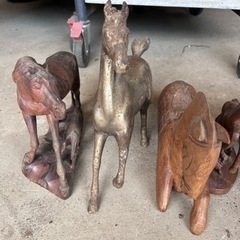 鉄の馬　家具 インテリア雑貨/小物 置物、オブジェの画像