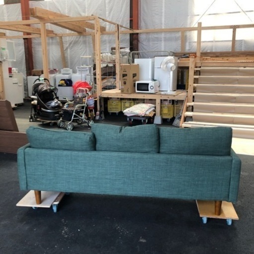 極美品】RASIK ラシク 天然木ソファ Lufuna 3人掛け RASIK(ラシク