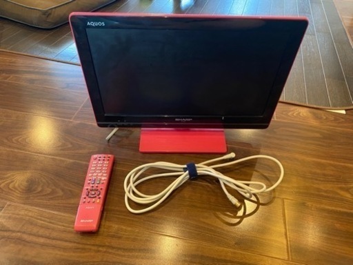 テレビ　19インチ　SHARP