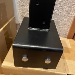 ブロック用角ポール（60mm）固定金具15cm用　6個セット