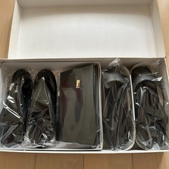 喪服用　黒草履　バック　未使用3点セット