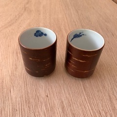 【特 選】  秋田 桜皮細工湯呑みやおちょこに！