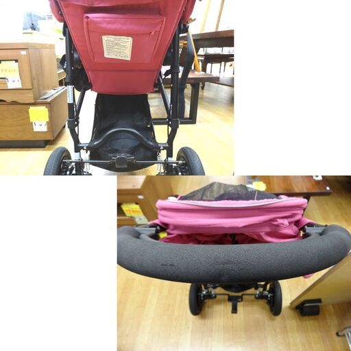 お値下げ！ 現状品！ エアバギー ココ ブレーキモデル 3輪ベビーカー 3ヶ月～3歳頃  ピンク AirBuggy COCO 西岡店