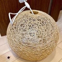 【決まりました】美品⭐︎キシマ　ペンダントライト　2灯 アバカ　...