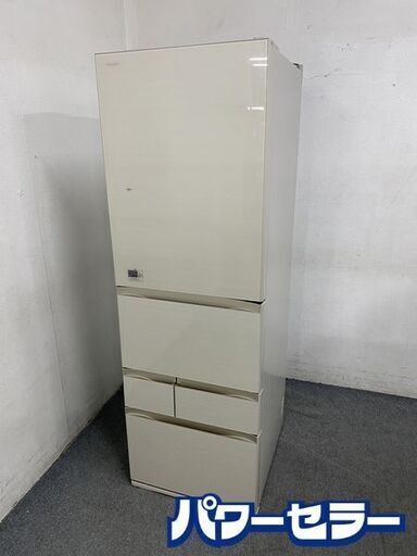 東芝/TOSHIBA VEGETA/ベジータ ノンフロン冷凍冷蔵庫 GR-M470GW 5ドア 465L 2018年製 中古家電 店頭引取歓迎 R8425