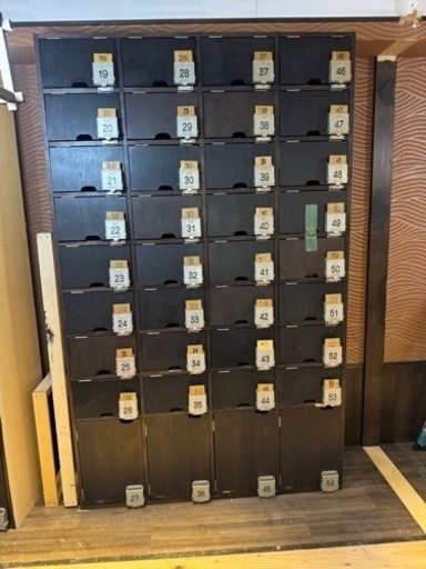 希少！レトロ。下駄箱　松竹錠