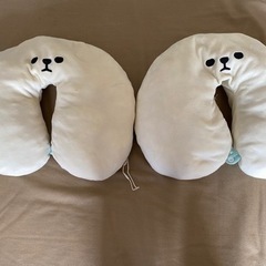 FLUFFY マスコット　ネックピロー 2点セット