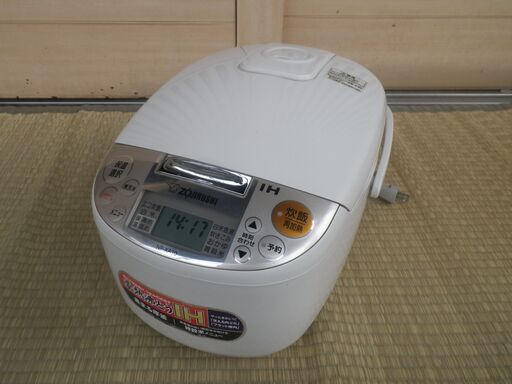 ■動作確認済■象印 IH炊飯ジャー 極め炊き 豪熱沸とうIH 黒まる厚釜 NP-XA10 5.5合炊き