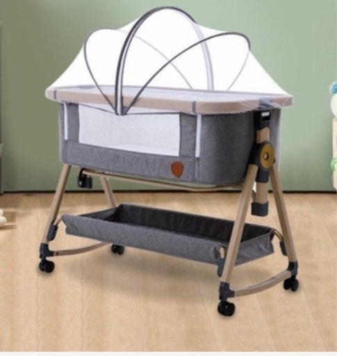 ベビーベッド+バウンサーセット
