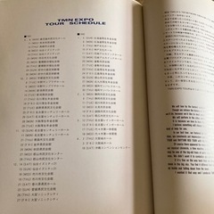 TM Networkのツアーパンフレットの画像