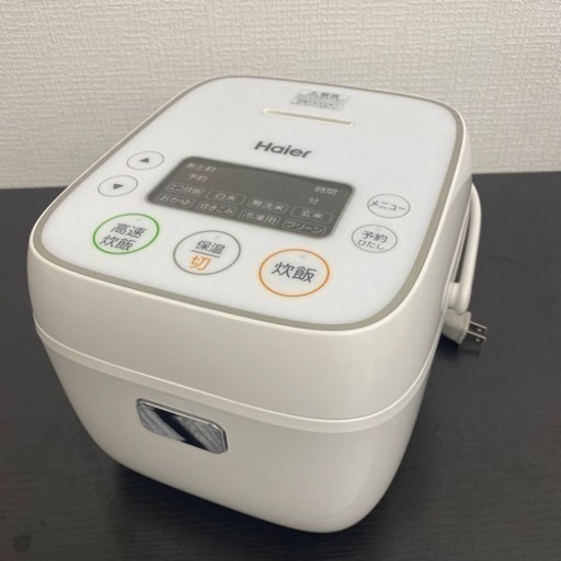 【ご来店限定】＊ ハイアール 3号炊き炊飯器 2020年製＊