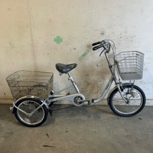 431★岐阜発　△Panasonic/パナソニック/大人用三輪自転車/走行確認/スイング無し/変速無し/防犯有り/現状品　R6.3/7★