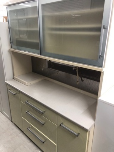 レンジボード　ホワイト×イエロー【トレファク堺福田店】