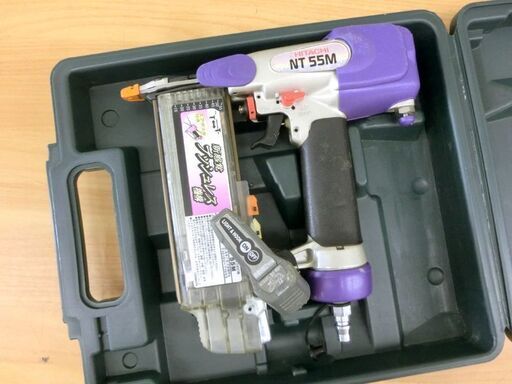 ■日立工機 NT55M 仕上げ釘打ち機 常圧 55mm ケース付 エアーツール 工具 道具 札幌 西区 西野店