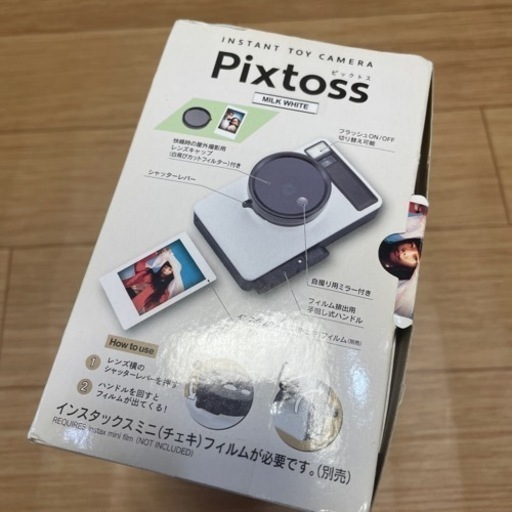 未使用品　インスタントトイカメラ　pixtoss