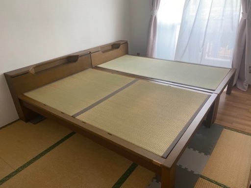 家具　シングルベッド　追加マットレス相談可