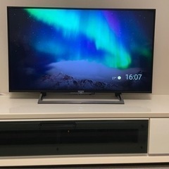 ソニー 43V型  4K 液晶テレビ　ニトリ　テレビ台セット