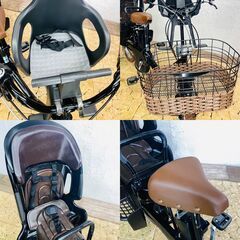 新品部品☺整備士*防犯登録　TF　電動自転車　パナソニック ギュット　Gyutto　２０インチ　子供乗せ　３人乗りの画像