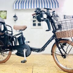 新品部品☺整備士*防犯登録　TF　電動自転車　パナソニック ギュット　Gyutto　２０インチ　子供乗せ　３人乗りの画像