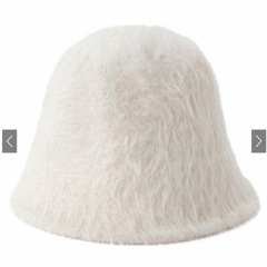 【GRL 】新品　ファーバケットハット　ホワイトの画像