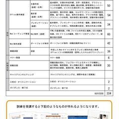 【受講料無料・職業訓練】Office・We制作（3ヶ月）2024年8月生　熊谷駅徒歩5分 の画像