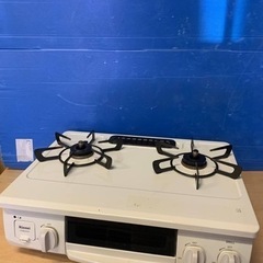 2021年製ホワロリンナイ 2口ETJ34NJH4-W1 ♦️リンナイ ガスコンロ【2020年製】ET34NJH4-W1