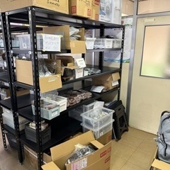 【2台限定】スチールラック　ブラック　1800ｘ1800ｘ450の画像