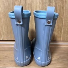 長靴　水色　16㎝　の画像