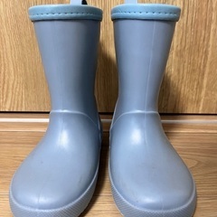 長靴　水色　16㎝　の画像
