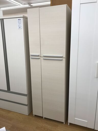 ★ジモティ割あり★ 掃除機収納棚 ナチュラル H180×W60×Ⅾ41.5　 クリーニング済み KJ5315