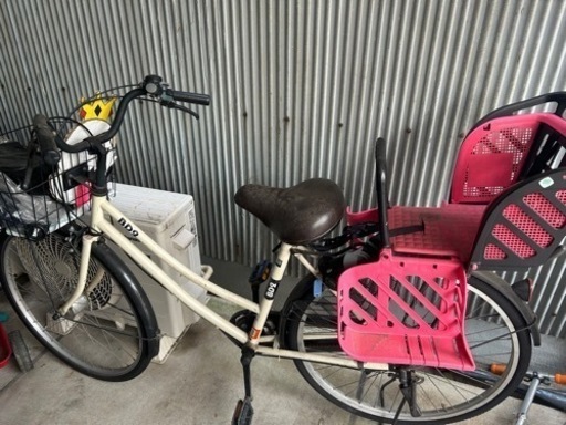 自転車 簡易子供乗せ付き