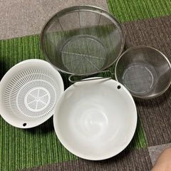 大ザル、手付きザル、ボールセット