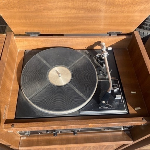 昭和レトロ technics sc-1600 セパレートステレオ　アンティーク レコード