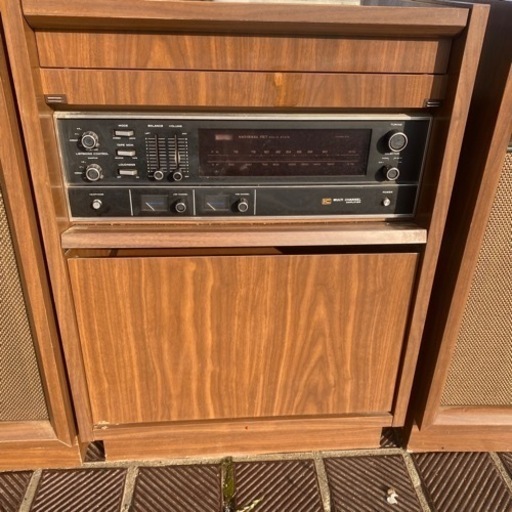 昭和レトロ technics sc-1600 セパレートステレオ　アンティーク レコード
