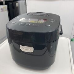 ?高年式?IRIS OHYAMA アイリスオーヤマ 2023年製 マイコン式炊飯器 5.5合炊き 50銘柄炊き RC-MEA50-B 極厚火釜 ブラック