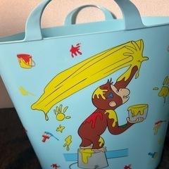 おさるのジョージ 収納 バスケットの画像
