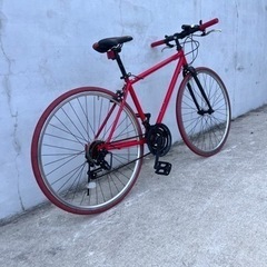 【福岡発】NEXTYLE ネクスタイル クロスバイク 自転車 21段変速の画像