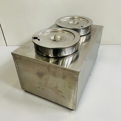 卓上電気ウォーマー N-TCW-3555E-2M タニコー 2020年 業務用 縦置き２槽タイプ 中古の画像