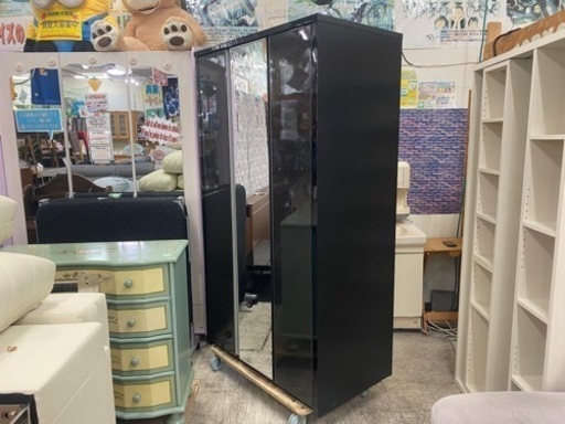 【愛品館 江戸川店 衣類収納】SHIGIYAMA（シギヤマ家具）3枚扉ワードローブ ID:155-020320-007