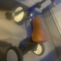 三輪車　青