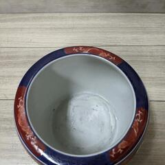 伊万里 有田  赤絵 火鉢 金魚鉢 メダカ鉢 水鉢の画像
