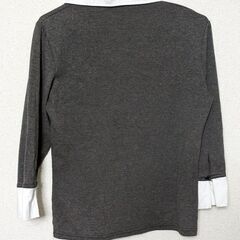 C.D.S BASIC カットソー グレー バスト86〜94 身長154〜162の画像