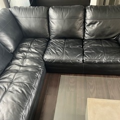 ニトリ家具 コーナーソファ 3人掛けソファの画像