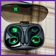 【値下げしました】Bluetooth ワイヤレス イヤホン 耳掛けタイプ タッチセンサーの画像