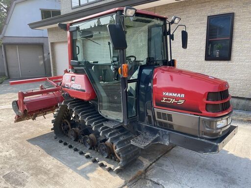 【在庫限り】 ﾔﾝﾏｰﾄﾗｸﾀｰCT420ﾌﾙｸﾛ42馬力ﾛｰﾀﾘｰRCS20AM付冷房 暖房 HST (reodog その他